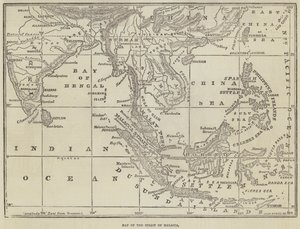 Map of the Strait of Malacca